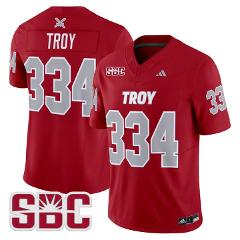 Troy Jersey #334 Troy Trojans 2025 Vapor Limited Stitched Card...