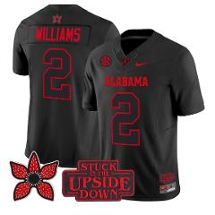 Ryan Williams Jersey #2 Alabama Crimson Tide Stranger Things E...