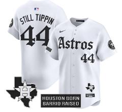 Still Tippin Jersey #44 Houston Astros Gothic Edition Vapor Pr...