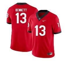 Georgia Bulldogs #13 Stetson Bennett College Football Jersey L...