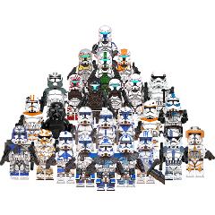 26pcs Star Wars 501st Clone Commandos & Stormtroopers Minifigure