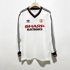 Manchester United 1982-83 Away Men Retro Jersey  Long Sleeve, ...