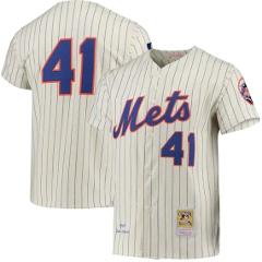 Tom Seaver New York Mets 1969 Cooperstown Collection Jersey Cream