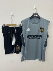 Men's 25/26 Los Angeles Training suit gray sleeveless jersey s...
