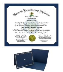 Ged High School Personalized Novelty Diplomas With FREE Diplom...