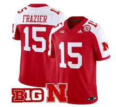 Tommie Frazier Jersey #15 Nebraska Vapor Limited Football Scar...