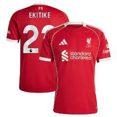 Liverpool 2025-26 EKITIKE 22 Home Jersey  Red