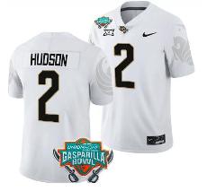 Kobe Hudson Jersey #2 UCF Knights 2023 Gasparilla Bowl Patch F...