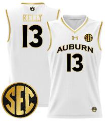 Miles Kelly Jersey #13 Auburn Tigers 2024 Lightweight Basketba...