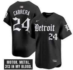 Miguel Cabrera Jersey 24 Detroit Tigers Motor Gothic Edition V...