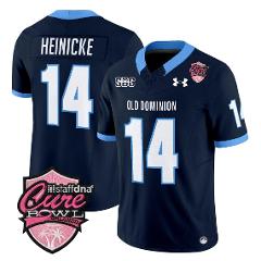 Taylor Heinicke Jersey 14 Old Dominion Monarchs 2025 Cure Bowl...