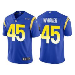 Men & Youth Bobby Wager rams 45 color rush jersey royal