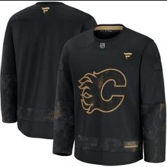 Calgary Flames 2024 Military Appreciation Practice Jersey - Black