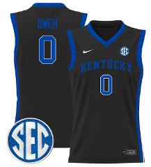 Otega Oweh Jersey #0 Kentucky Wildcats Lightweight Basketball ...