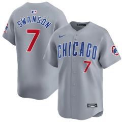 Dansby Swanson Chicago Cubs Road Limited Jersey Gray