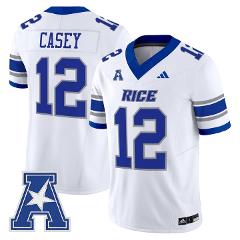James Casey Jersey #12 Rice Owls 2025 Vapor Limited Stitched W...