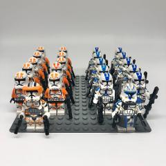 22pcs Star Wars Rex, Cody 212th & 501st Minifigures