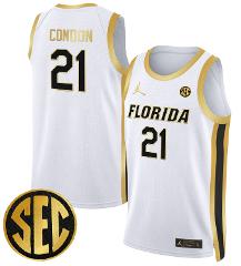 Alex Condon Jersey #21 Florida Gators Swingman Basketball Stit...