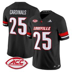 Cardinals Jersey #25 Louisville Cardinals 2025 Vapor Stitched ...