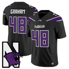 Otto Graham Jersey #48 Northwestern Wildcats Honoring 95 Stitc...
