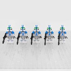 5pcs Star Wars 501st Jetpack Troopers Minifigures