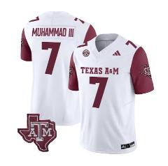 Texas A&M Aggies Moose Muhammad III Jersey #7 Limited Football...