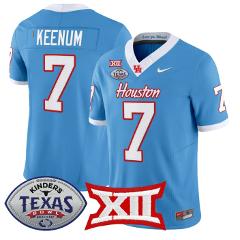 Case Keenum Jersey #7 Houston Cougars 2025 Texas Bowl Patch St...