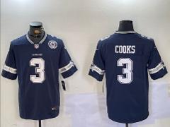 Mens Brandin Cooks #3 Limited Player Football Jersey Navy