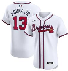 Ronald Acua Jr. Atlanta Braves Road Elite Jersey White