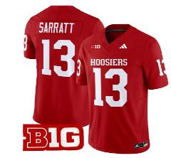 Elijah Sarratt Jersey #13 Indiana Hoosiers Vapor Limited Footb...