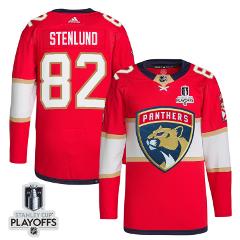 Kevin Stenlund 82 Florida Panthers 2024 NHL Playoffs Patch Jer...