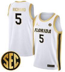 Will Richard Jersey #5 Florida Gators Swingman Basketball Stit...