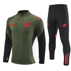 Bayern Munich 2025-26 Soccer Training Set  Military Green