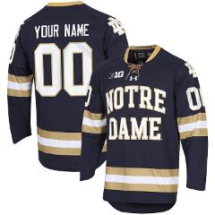 Custom Notre Dame Fighting Irish Jersey Name and Number All St...