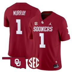 Kyler Murray Jersey #1 Oklahoma Sooners 2025 Limited Stitched ...