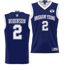 Jaxson Robinson Jersey #2 BYU Cougars NIL Basketball Jersey Li...