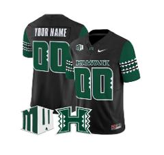 Custom Hawai'i Rainbow Warriors Jersey Name, Number 2025 Vapor...