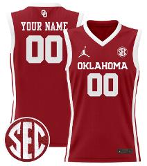 Custom Oklahoma Sooners Jersey 2024 Lightweight Basketball Sti...