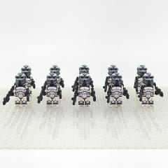 10pcs Star Wars 104th Wolfpack AT-RT Drivers Minifigures Toy