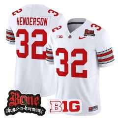 Treveyon Henderson Jersey #32 Ohio State Buckeyes Bone Thugs-N...