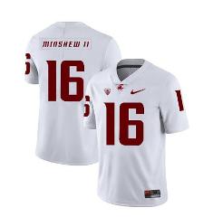 Washington State Cougars #16 Gardner Minshew II Football Jerse...