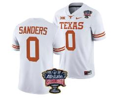 Ja'Tavion Sanders Jersey #0 Texas Longhorns Sugar Bowl Patch F...