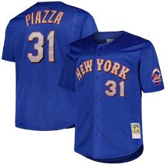 Mike Piazza New York Mets Big & Tall Cooperstown Collection Je...
