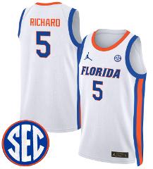 Will Richard Jersey #5 Florida Gators Swingman Basketball Stit...