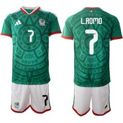 Mexico #7 L.ROMO Jersey National Team x World Cup 2026  Green ...