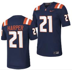 Illinois Fighting Illini Nicario Harper Jersey #21 Football St...