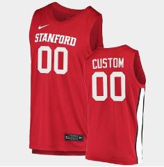 Custom Stanford Cardinal Jersey Name and Number College Basket...