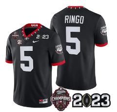 Georgia Bulldogs Kelee Ringo Jersey #5 CFP National Champions ...