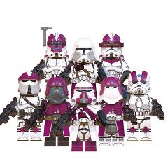 8pcs Star Wars Nova Corps Clone Troopers Minifigures Toy