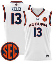 Miles Kelly Jersey #13 Auburn Tigers 2024 Lightweight Basketba...